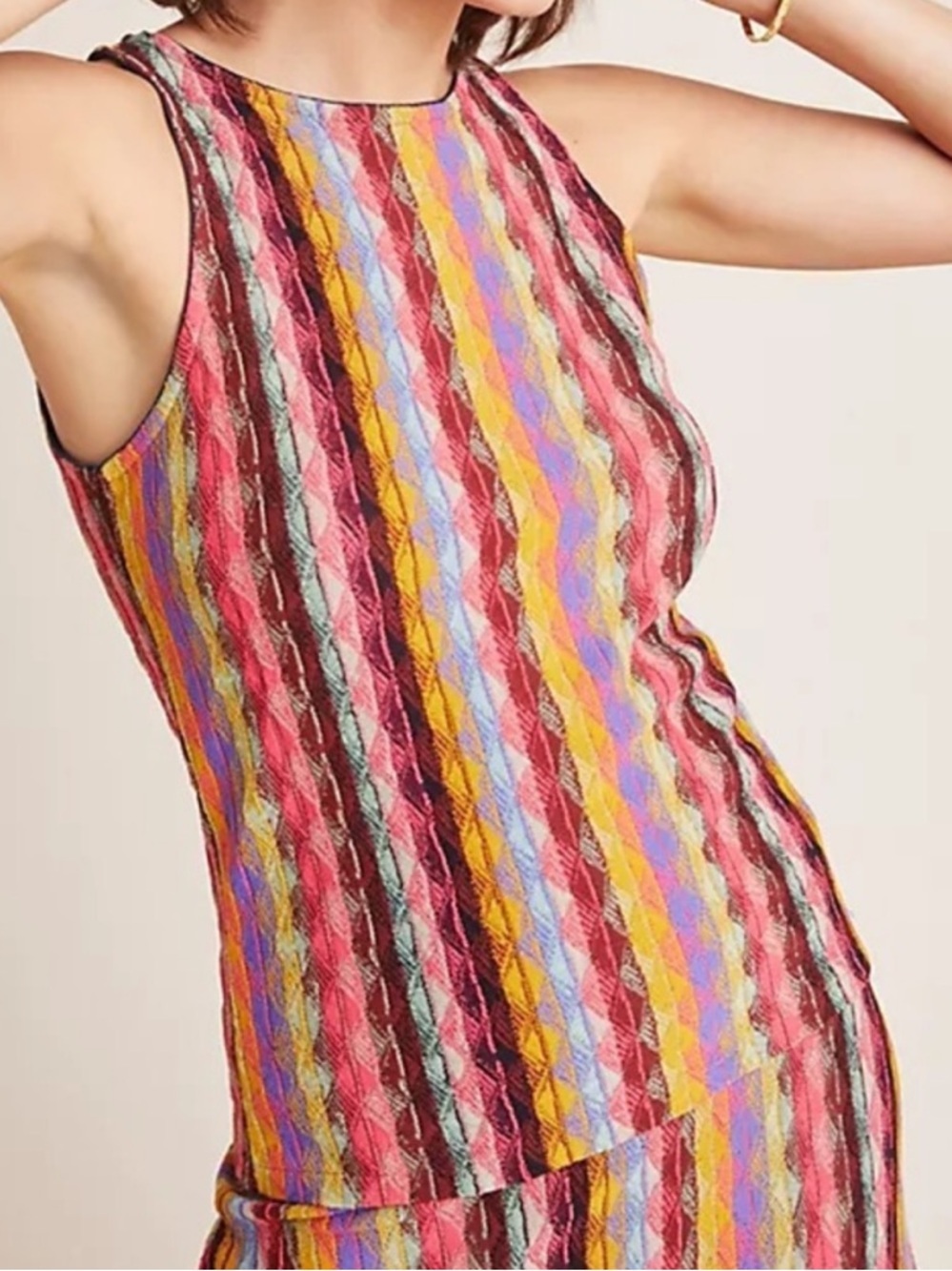 Aldomartins | Anthropologie Marbella Knit Tank Top Sz L - Picture 4 of 13